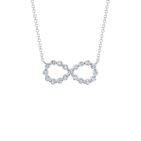 Shy Creation Diamond Infinity Necklace 0.44 CT-Shy Creation Diamond Infinity Necklace 0.44 CT - SC55022862