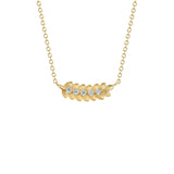 Shy Creation Diamond Leaf Necklace 0.08 CT-Shy Creation Diamond Leaf Necklace 0.08CT - SC55024209