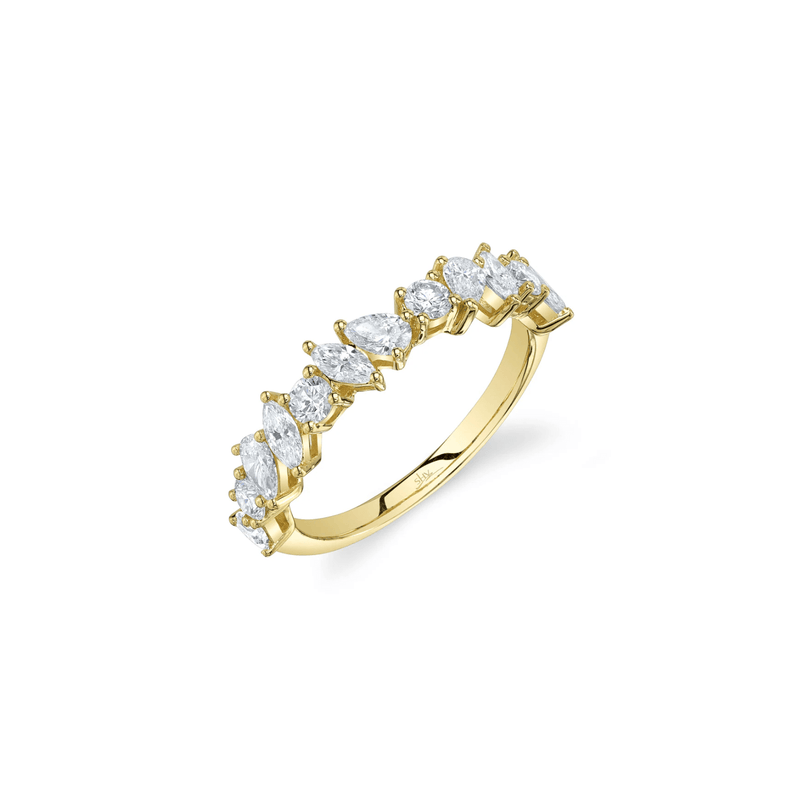 Shy Creation Diamond Marquise Pear Icy Ring 1.07CT-Shy Creation Diamond Marquise Pear Icy Ring 1.07CT SC55029224