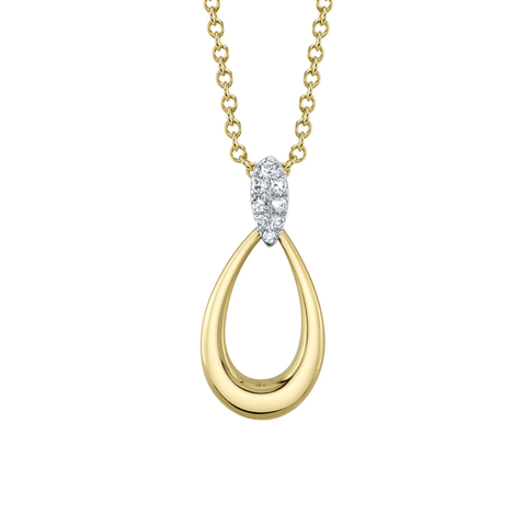 Shy Creation Diamond Necklace 0.03 CT-Shy Creation Diamond Necklace 0.03 CT - SC22009347