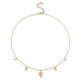 Shy Creation Diamond Pave Necklace 0.44 CT-Shy Creation Diamond Pave Necklace 0.44 CT - SC55006948