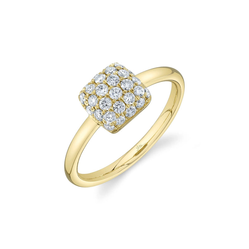 Shy Creation Diamond Pave Ring 0.53 CT-Shy Creation Diamond Pave Ring 0.53 CT - SC22008701
