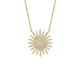Shy Creation Diamond Starburst Necklace 0.43 CT-Shy Creation Diamond Starburst Necklace 0.43 CT - SC55004270