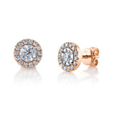 Shy Creation Diamond Stud Earrings 0.54 CT-Shy Creation Diamond Stud Earrings 0.54 CT - SC55024120