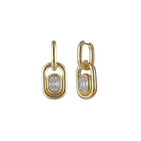 Shy Creation Icon Lumeria Diamond Earrings 0.4CT-Shy Creation Icon Lumeria Diamond Earrings 0.4CT - B22001016V3
