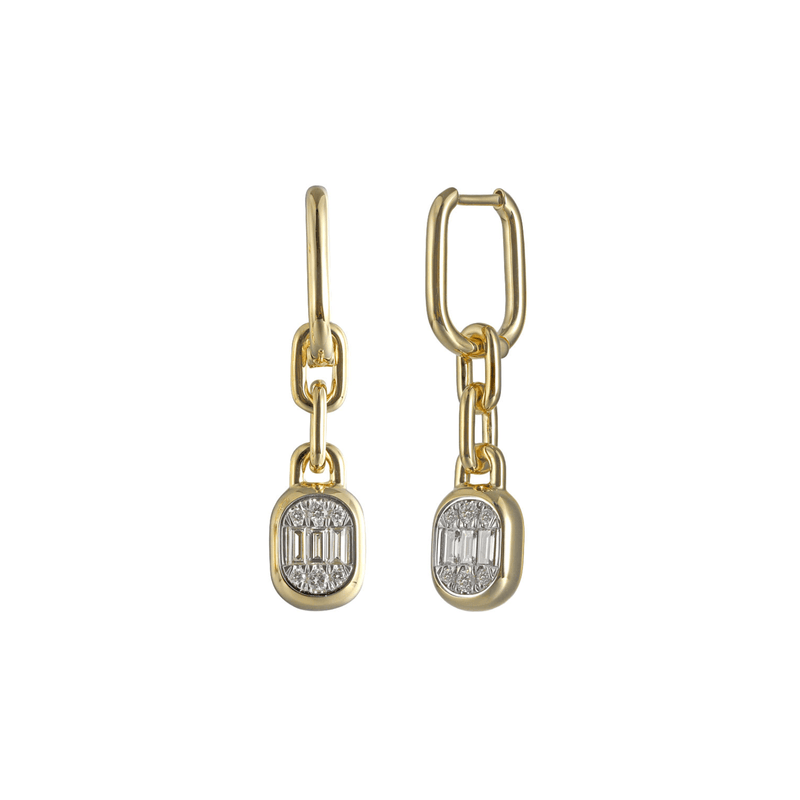 Shy Creation Icon Lumeria Diamond Earrings 0.40 CT-Shy Creation Icon Lumeria Diamond Earrings 0.4CT - B22001559V3