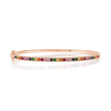 Shy Creation Multi-Color Stone Bangle 1.18 CT-Shy Creation Multi - Color Stone Bangle 1.18 CT - SC22006294ZS