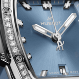 Hublot Spirit of Big Bang Steel Coal Blue Diamonds 32mm-Spirit of Big Bang Steel Coal Blue Diamonds - 682.SX.717B.RX.1204