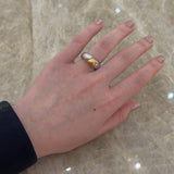 Two Tone Heart Ring with Secret 