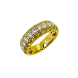 Yellow and White Diamond Ring-Yellow and White Diamond Ring - DRTIJ03926