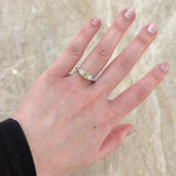 Yellow Diamond Engagement Ring-Yellow Diamond Engagement Ring - DRCRA00046