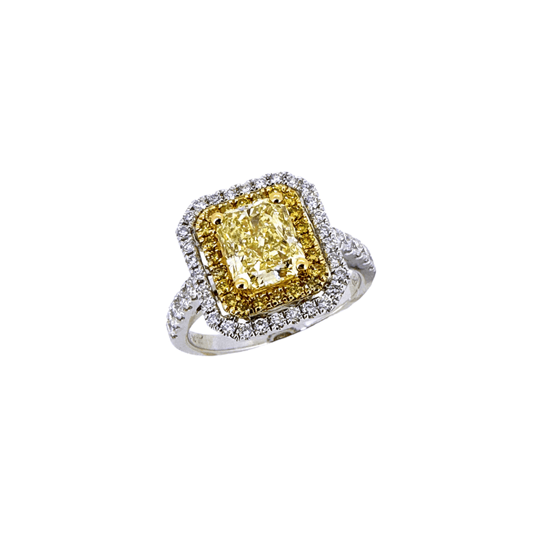 Yellow Diamond Ring-Yellow Diamond Ring DRTIJ03944