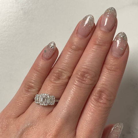 3-Stone Diamond Ring-3-Stone Diamond Ring - DRMKD05880
