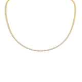 A Link 18K Yellow Gold Diamond Necklace-A Link 18K Yellow Gold Diamond Necklace - ANO12010OB-YQJ160