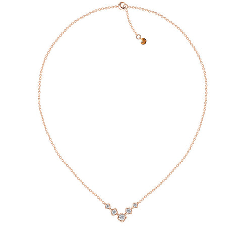 A Link Metropolitan Diamond Necklace-A Link Metropolitan Diamond Necklace - NK2085-RG