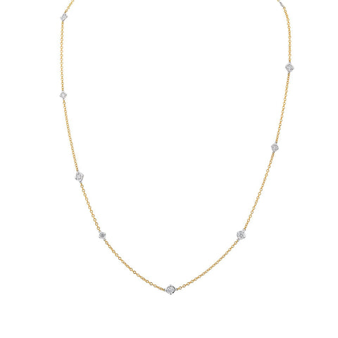 A Link Metropolitan Station Diamond Necklace-A Link Metropolitan Station Diamond Necklace -