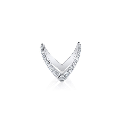 Anita Ko Baguette V Ring-Anita Ko Baguette V Ring -