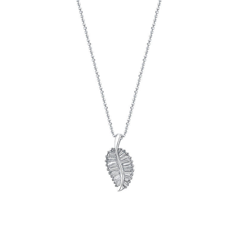 Anita Ko Classic Palm Leaf Diamond Necklace-Anita Ko Classic Palm Leaf Diamond Necklace - AKPLN-WG