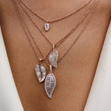 Anita Ko Small Palm Leaf Diamond Necklace-Anita Ko Small Palm Leaf Diamond Necklace - AKPLN-10-RG