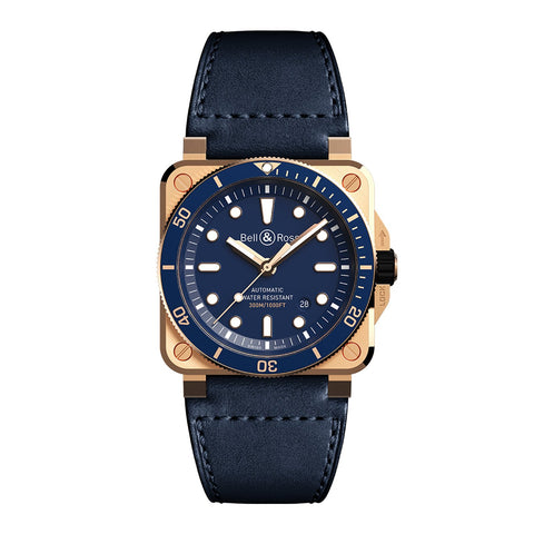 Bell & Ross BR 03-92 Diver Blue Bronze-Bell & Ross BR 03-92 Diver Blue Bronze - BR0392-D-LU-BR/SCA