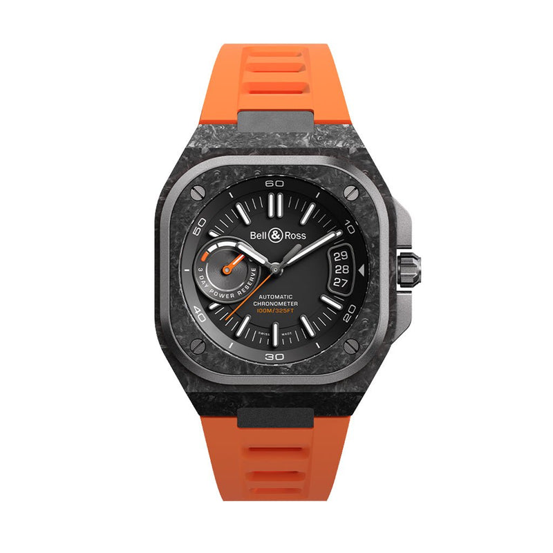 Bell & Ross BR-X5 Carbon Orange-Bell & Ross BR-X5 Carbon Orange - BRX5R-BO-TC/SRB