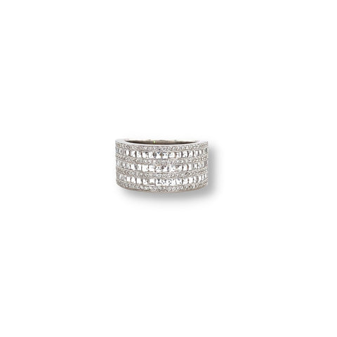 Bez Ambar Blaze 3 Row Diamond Ring-Bez Ambar Blaze 3 Row Diamond Ring - BRC3X1487540