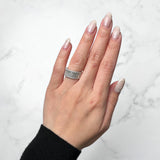 Bez Ambar Blaze 4 Row Diamond Pave Ring-Bez Ambar Blaze 4 Row Diamond Pave Ring - DRBEZ01081