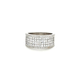 Bez Ambar Blaze 4 Row Diamond Pave Ring-Bez Ambar Blaze 4 Row Diamond Pave Ring - DRBEZ01081