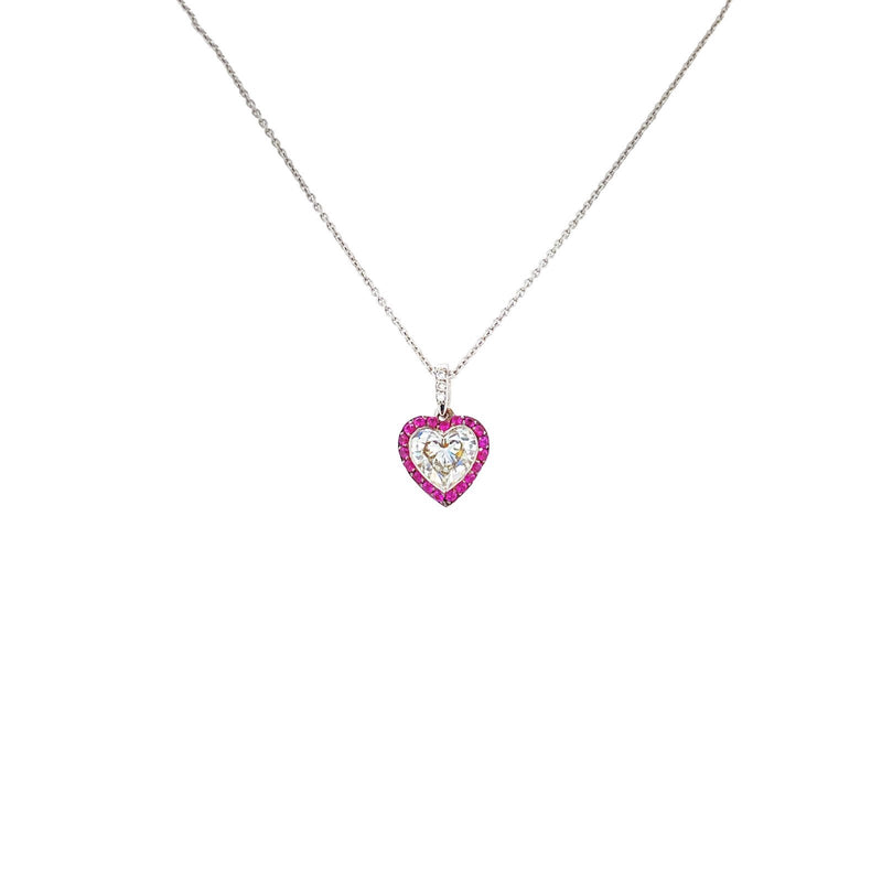 Bez Ambar Heart Diamond Necklace-Bez Ambar Heart Diamond Necklace -