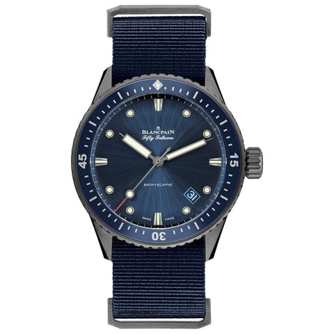 Blancpain Fifty Fathoms Bathyscaphe-Blancpain Fifty Fathoms Bathyscaphe Men's Watch -