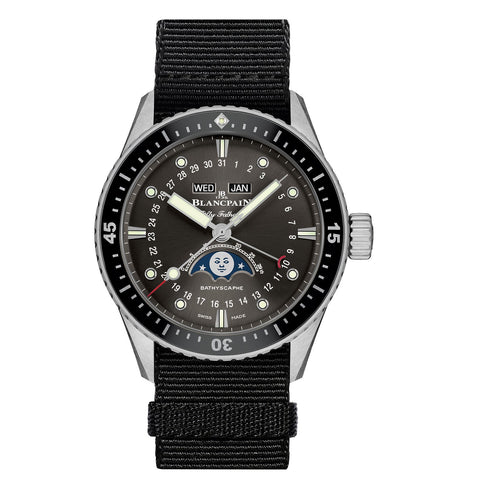 Blancpain Fifty Fathoms Bathyscaphe Quantième Complet-Blancpain Fifty Fathoms Bathyscaphe Quantième Complet -
