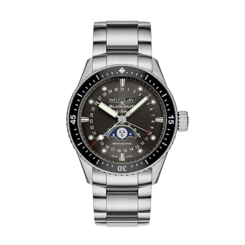 Blancpain Fifty Fathoms Bathyscaphe Quantième Complet Phases de Lune 43mm-Blancpain Fifty Fathoms Bathyscaphe Quantième Complet Phases de Lune - 5054-1110-71S