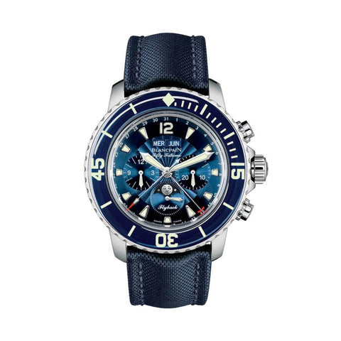 Blancpain Fifty Fathoms Chronographe Flyback Quantième Complet 45mm-Blancpain Fifty Fathoms Chronographe Flyback Quantième Complet 45mm - 5066F-1140-52B