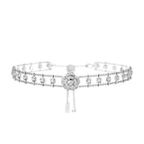 CHANEL Bouton de Camélia Choker-CHANEL Bouton de Camélia Choker - J12063 - CHANEL Bouton de Camélia Choker in 18K white gold with diamonds.