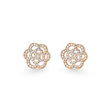CHANEL Camélia Ajouré Earrings-CHANEL Camélia Earrings -