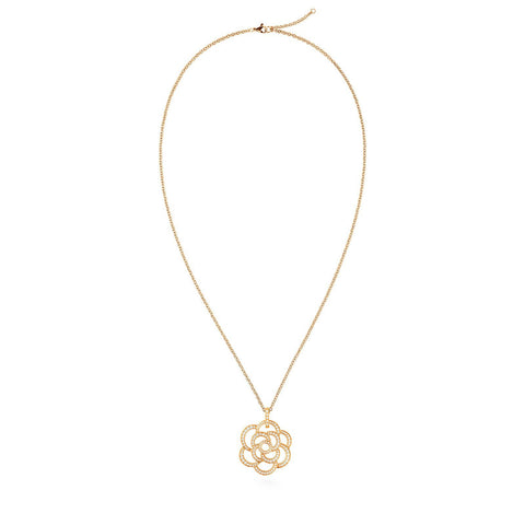 CHANEL Camélia Ajouré Necklace-CHANEL Camélia Necklace -