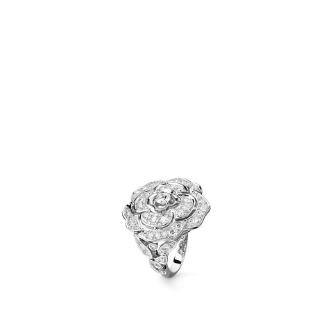 CHANEL Bouton de Camélia Ring-CHANEL Camélia Ring -