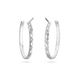 CHANEL Coco Crush Hoop Earrings-CHANEL Coco Crush Hoop Earrings - J12094