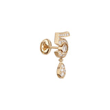 CHANEL Eternal N°5 Transformable Earrings-CHANEL Eternal N°5 Transformable Earrings - J12194