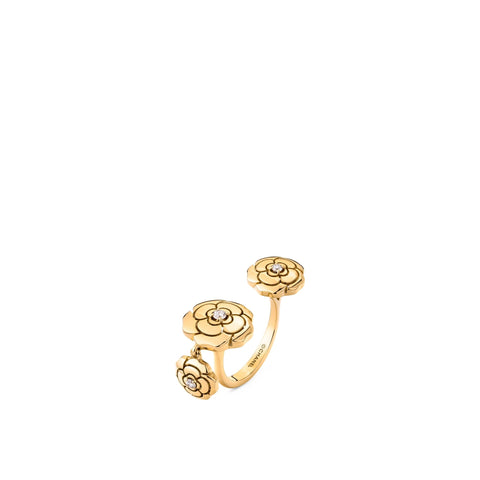 CHANEL Extrait de Camélia Charms Ring-CHANEL Extrait de Camélia Charms Ring -