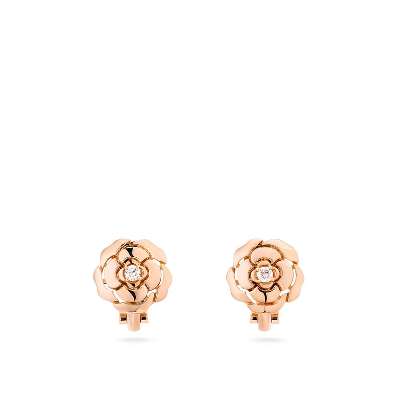 CHANEL Extrait de Camélia Earrings-CHANEL Extrait de Camélia Earrings -
