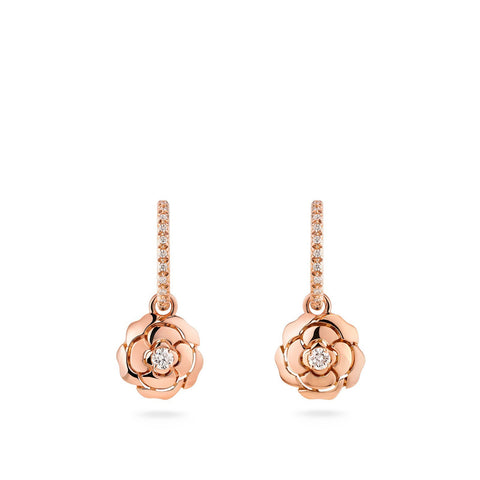 CHANEL Extrait de Camélia Earrings-CHANEL Extrait de Camélia Earrings -