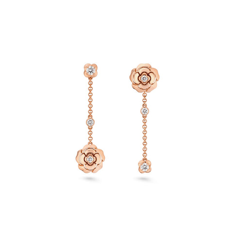 CHANEL Extrait de Camélia Transformable Earrings-CHANEL Extrait de Camélia Transformable Earrings - J12375