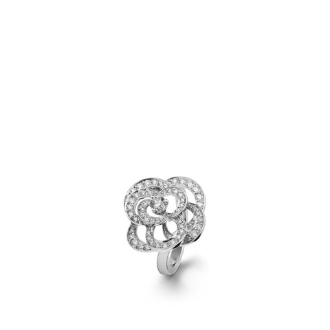 CHANEL Fil De Camelia Medium Ring-CHANEL Fil De Camelia Ring -