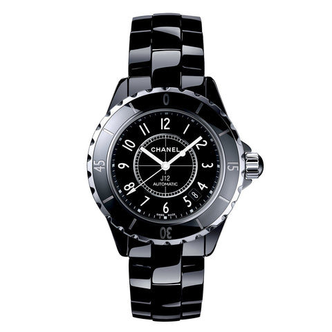CHANEL J12 Black, 38mm-CHANEL J12 Black -