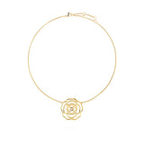 CHANEL Pétales de Camélia Necklace-CHANEL Pétales de Camélia Necklace - J11668