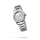Chopard Happy Sport 36mm-<em data-mce-fragment="1"></em><span data-mce-fragment="1">Chopard Happy Sport in 36mm stainless steel case&nbsp;and silver&nbsp;dial with seven&nbsp;floating diamonds on stainless steel bracelet, featuring a date window and automatic movement with approximately 62 hours power reserve.