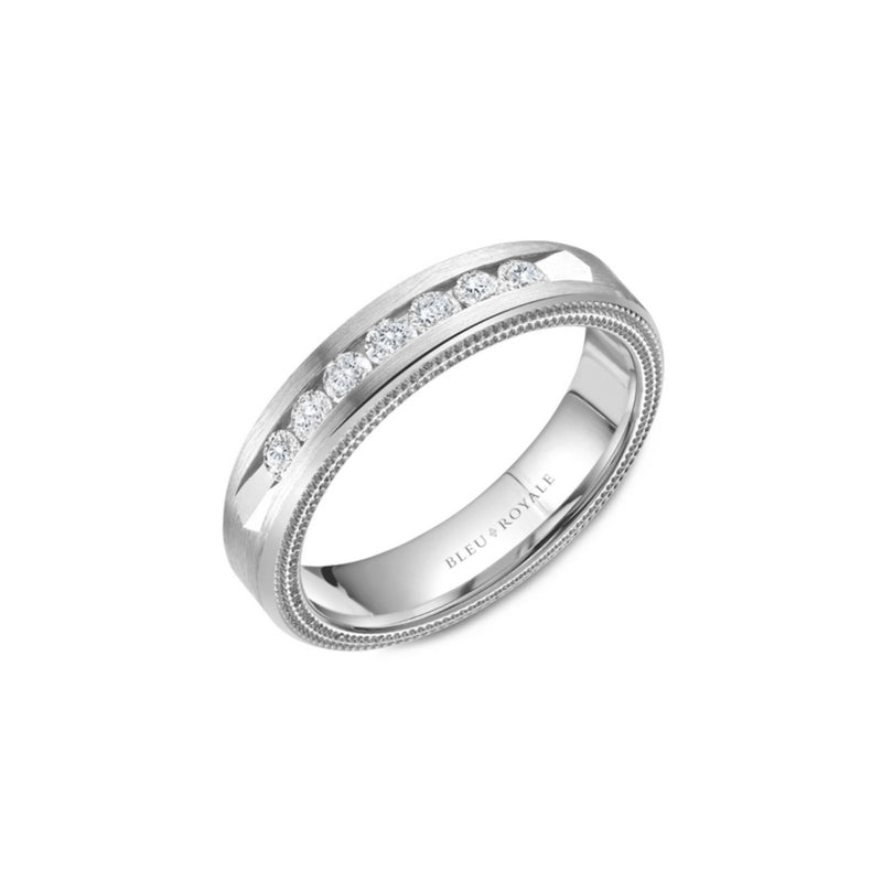 Crown Ring Bleu Royale Band-Crown Ring Bleu Royale Band - RYL-085WD55