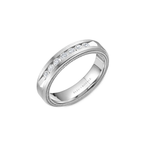 Crown Ring Bleu Royale Band-Crown Ring Bleu Royale Band - RYL-085WD55