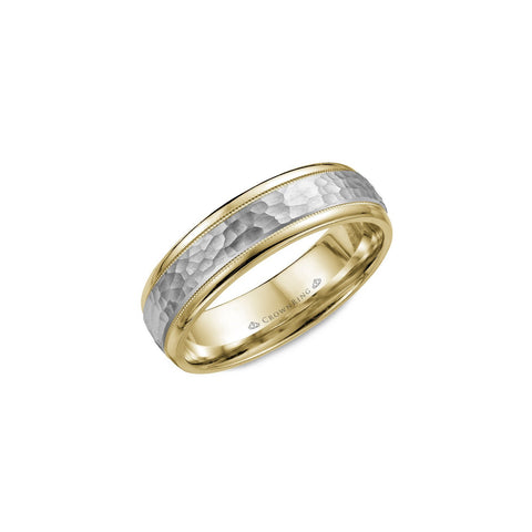 Crown Ring Carved Wedding Band-Crown Ring Carved Wedding Band -